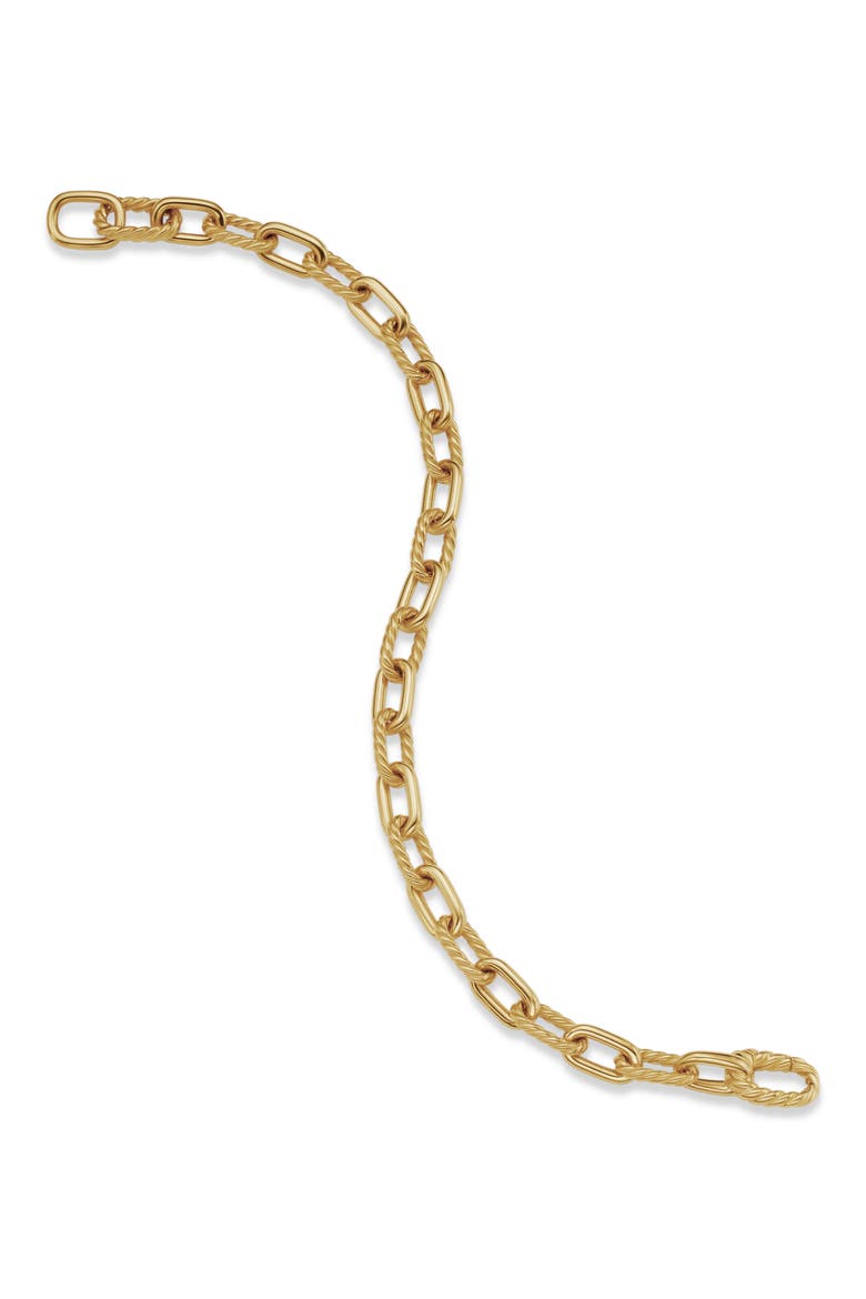 DY Madison Chain Bracelet in 18K Gold, 6mm, Alternate, color, GOLD