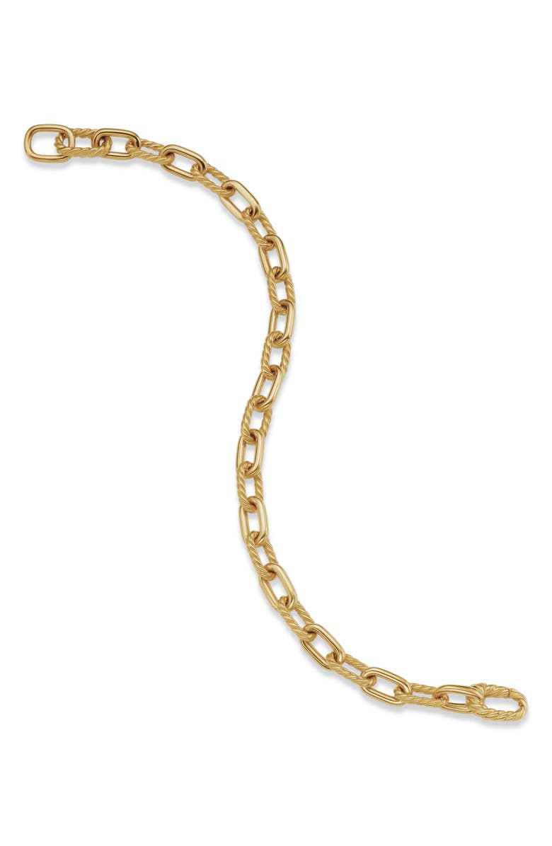 David Yurman DY Madison Chain Bracelet in 18K Gold, 6mm, Alternate, color, Gold