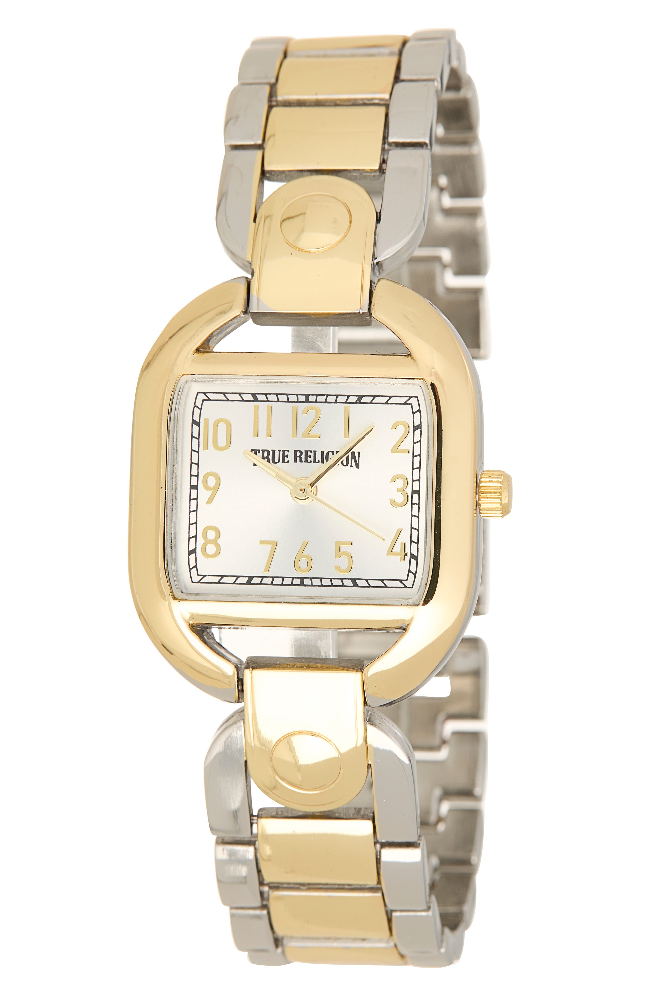 True Religion Two-Tone Bracelet Watch, 33mm