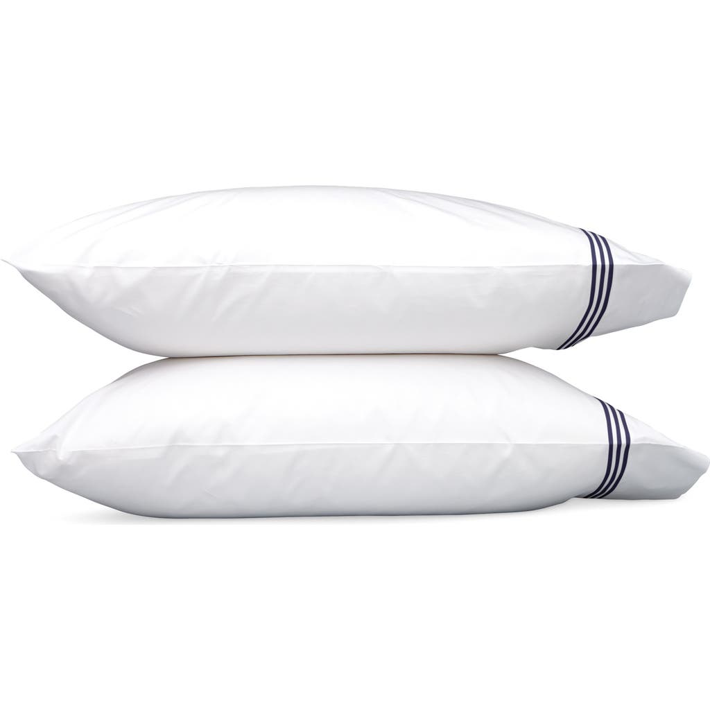 Matouk Bel Tempo Set Of 2 520 Thread Count Cotton Perccale Pillowcases