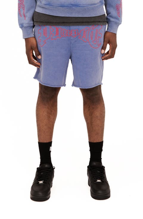 Raw Hem French Terry Shorts