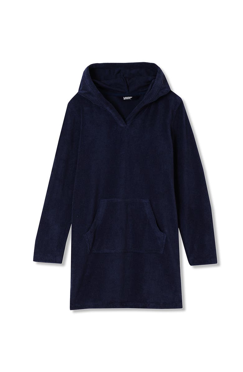 Lands' End Girls Terry Pullover Cover-up, Main, color, 