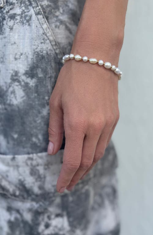 St. Moran Chunky Freshwater Pearl Anklet