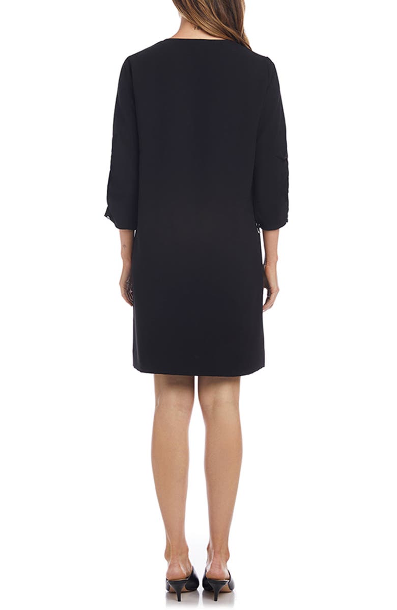 Karen Kane Ruched Sleeve Shift Dress, Alternate, color,