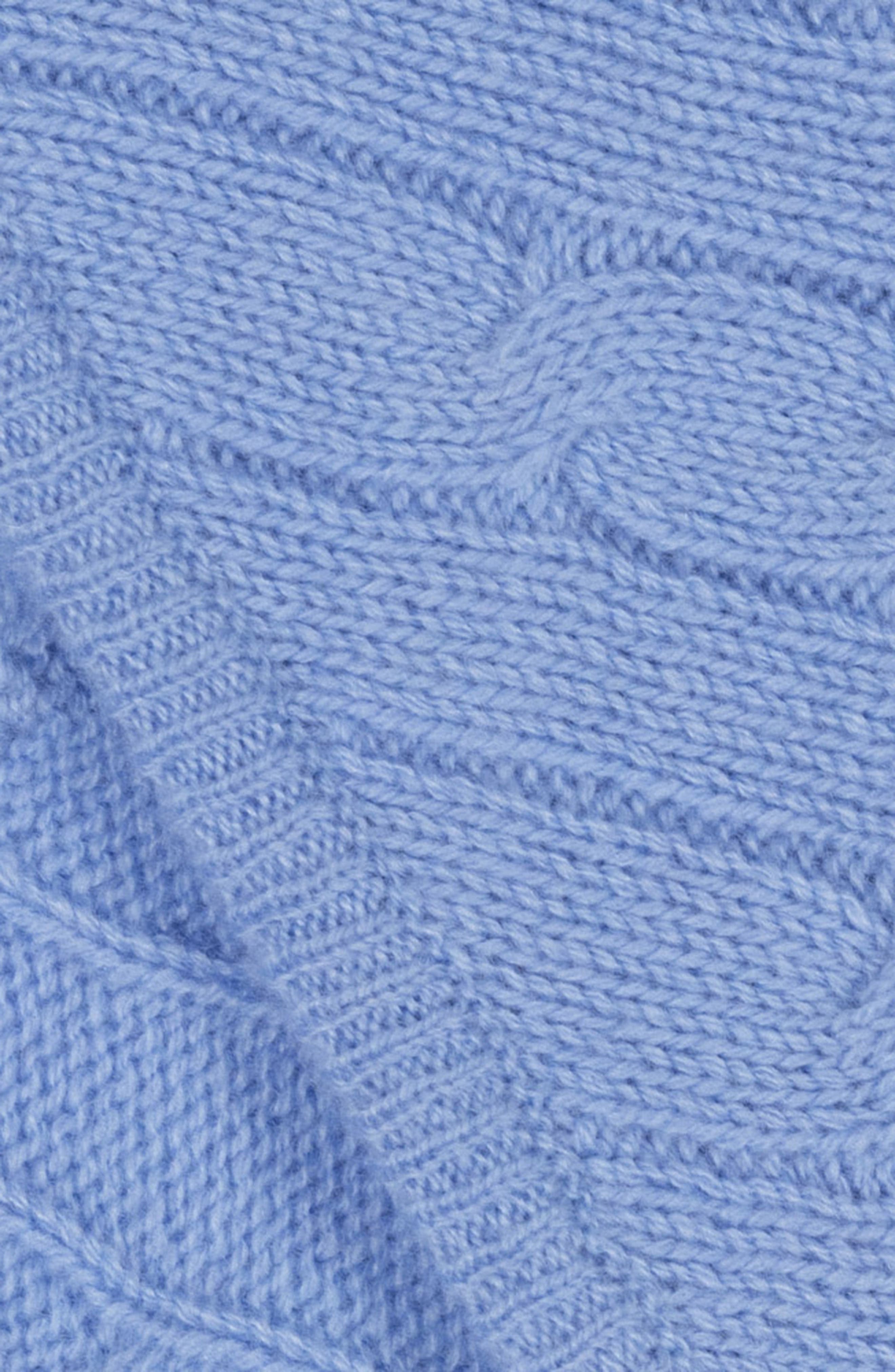 Polo Ralph Lauren Cable Knit Wool & Cashmere Triangle Scarf (Women ...