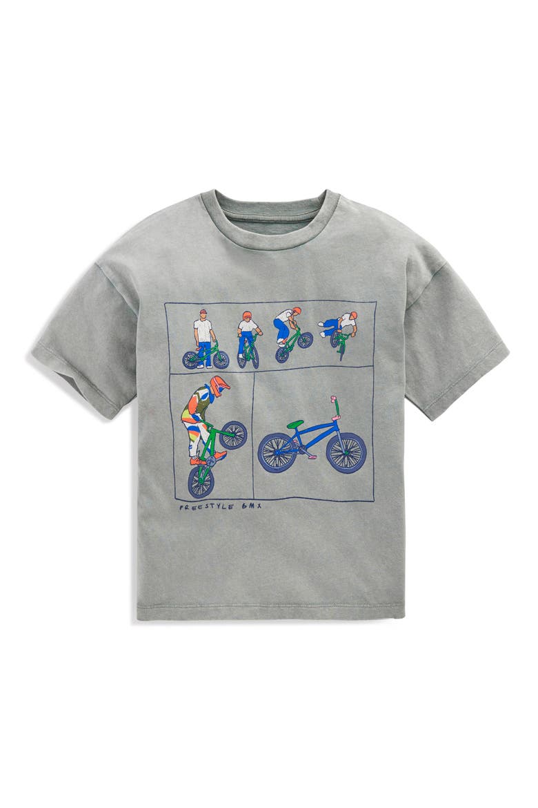 Kids' Vintage Wash Graphic T-Shirt, Main, color, BAMBOO CANE FREESTYLE BIKES