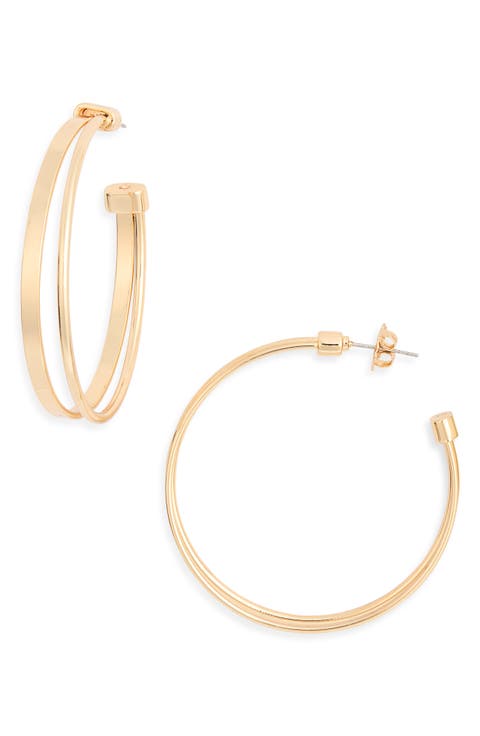Split Hoop Earrings