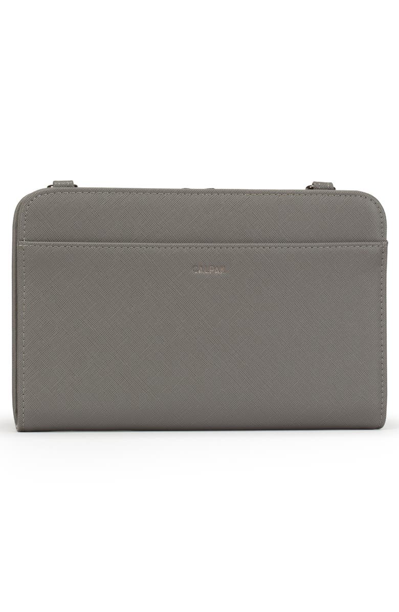 CALPAK Faux Leather RFID Travel Wallet, Alternate, color,