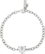 Kurt Geiger London Crystal Heart Flex Bracelet