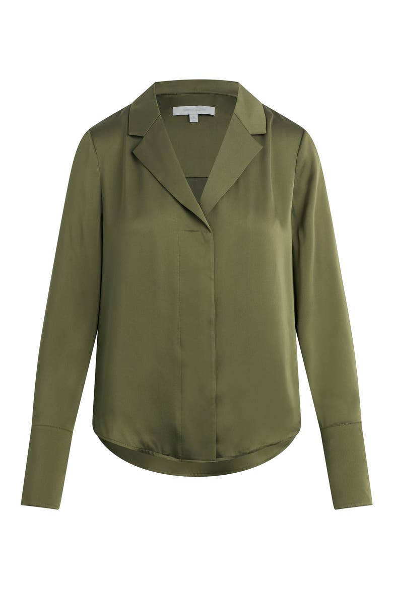 The Lily Button-Up Shirt, Alternate, color, SMOKETREE