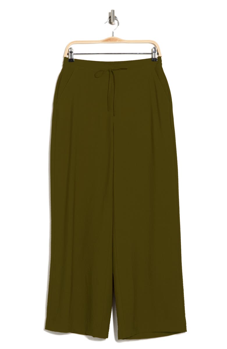 DKNY Pull-On Pants, Alternate, color, Dark Olive