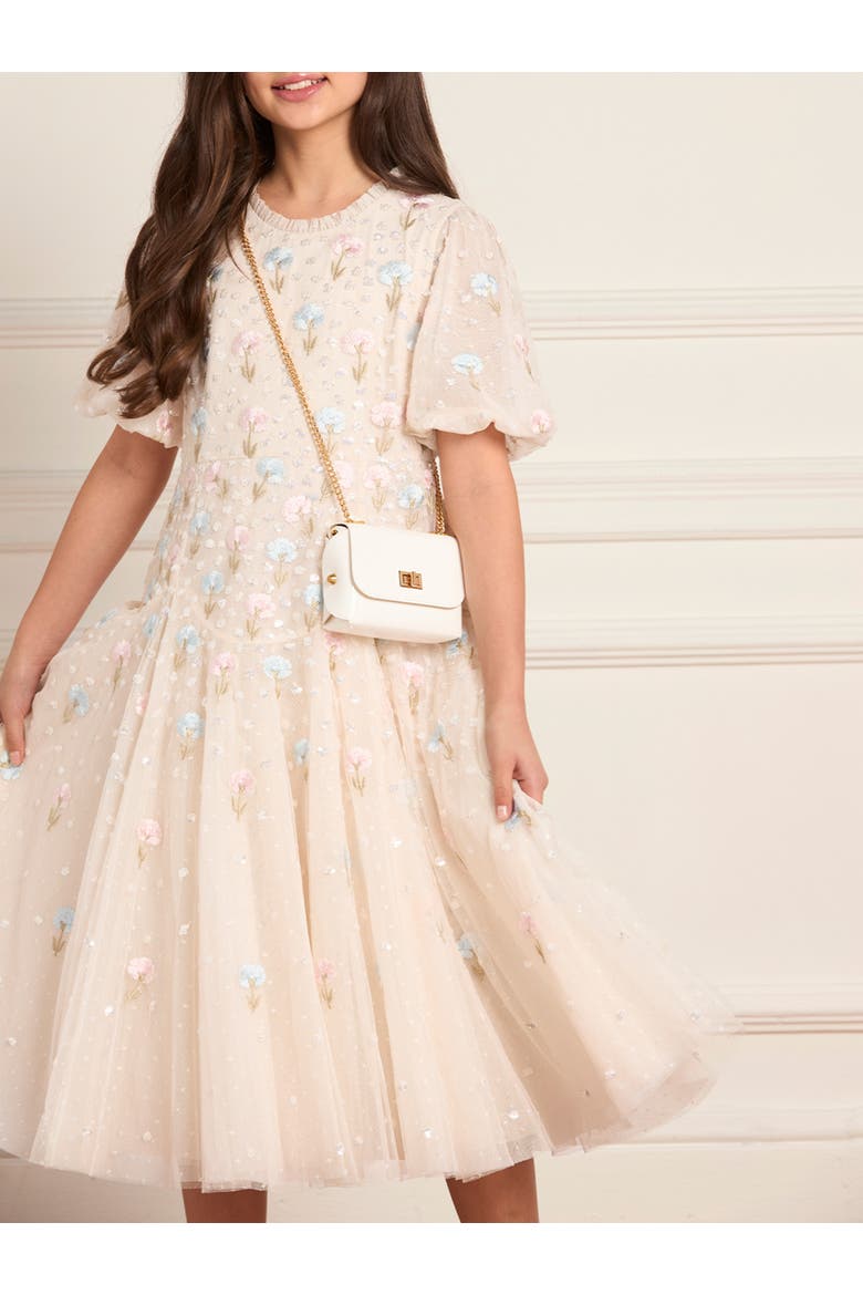 Dandelion Ditsy Kids DressToddler, Little Kid, Big Kid, Alternate, color, Cream