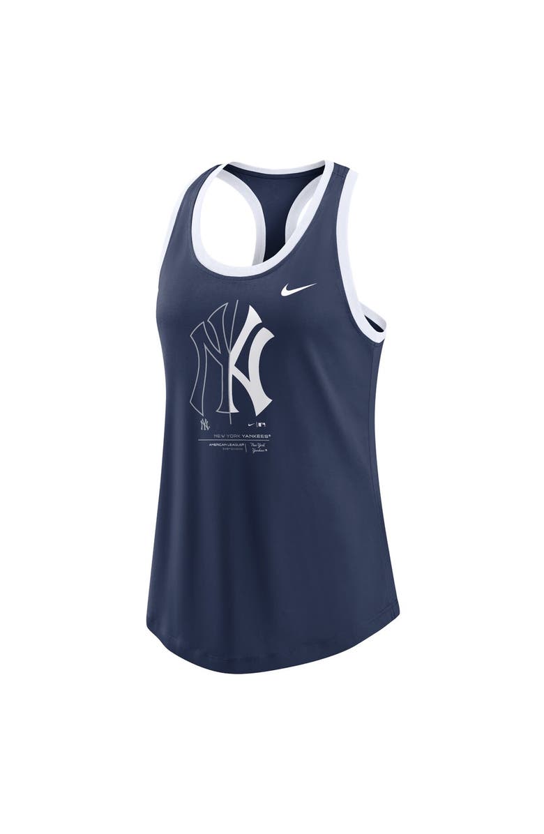 Nike Women's Nike Navy New York Yankees Tech Tank Top, Alternate, color, 