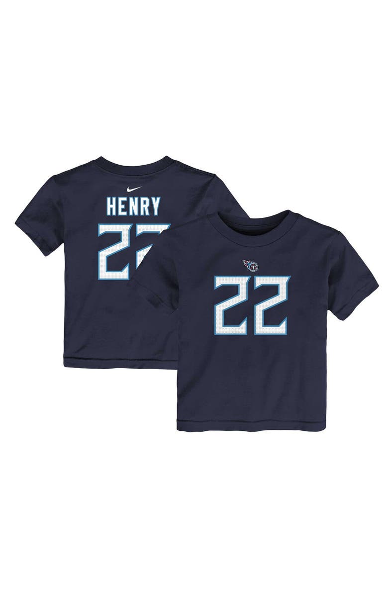 Nike Toddler Nike Derrick Henry Navy Tennessee Titans Player Name & Number T-Shirt, Main, color,