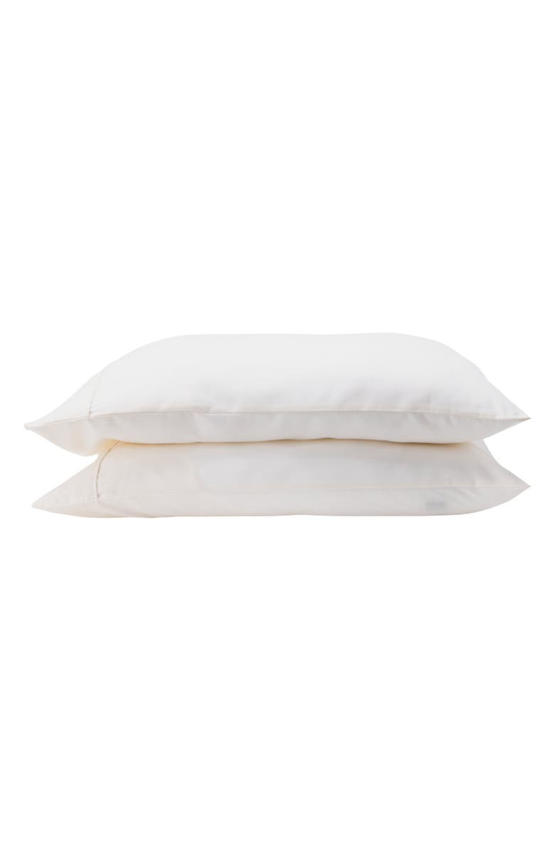 ettitude Clean Lyocell & Hemp Pillowcase Set, Main, color, Stone