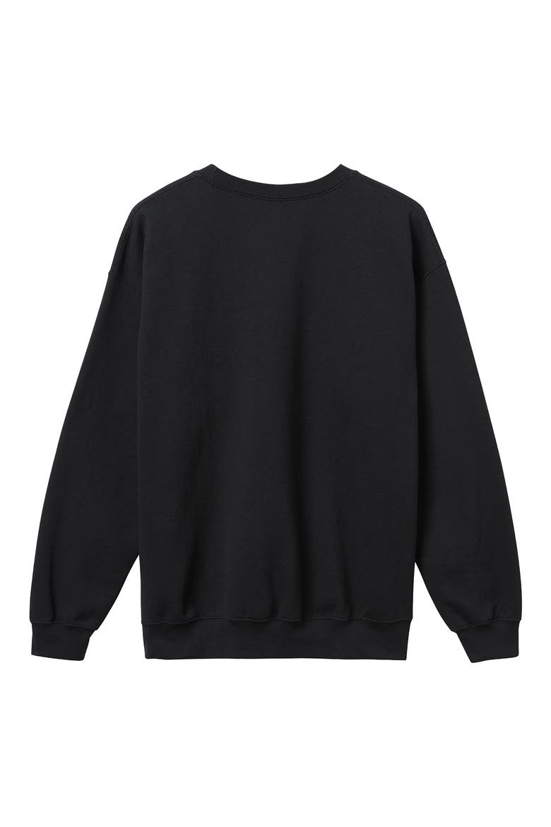 Los Angeles Chargers Helmet Flea Market Crewneck Sweatshirt, Alternate, color, BLACK