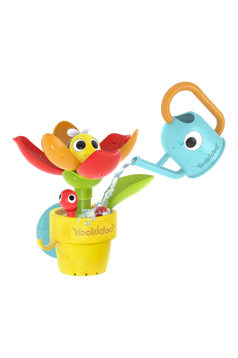 Peek-A-Bee Tub Flower Bath Toy, Alternate, color, MULTI