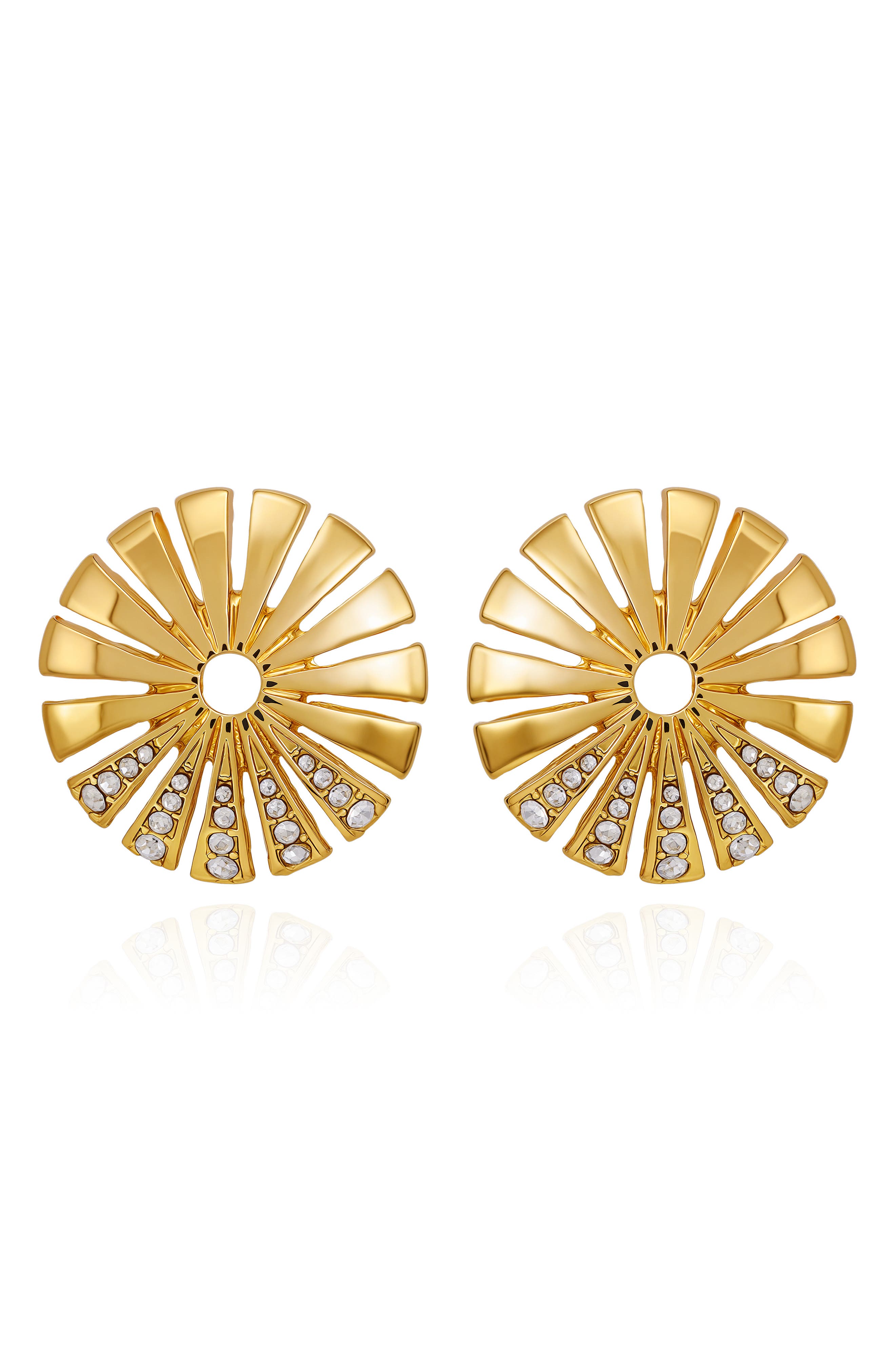 Sunburst Stud Earrings