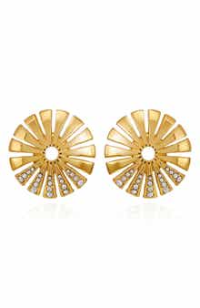 Sunburst Stud Earrings