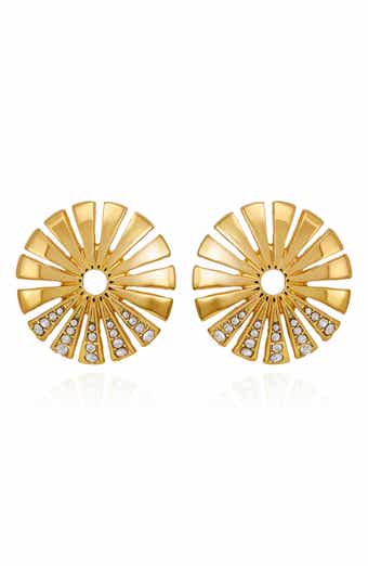 Sunburst Stud Earrings
