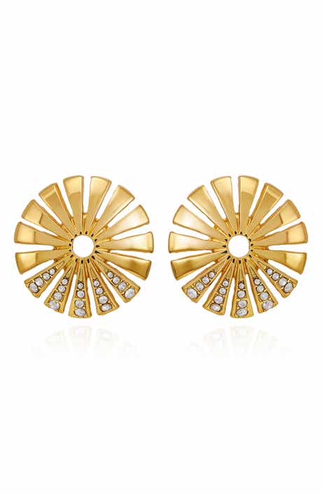 Sunburst Stud Earrings