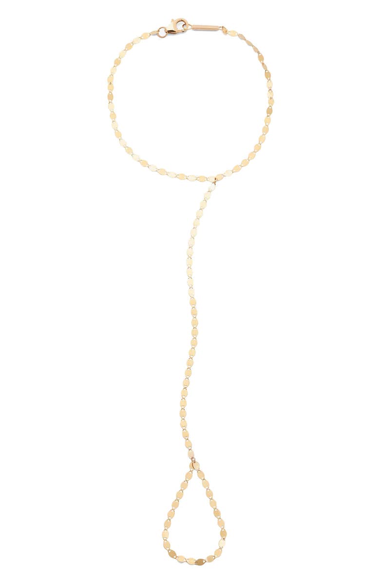 LANA Hand Lariat Bracelet, Main, color, Yellow