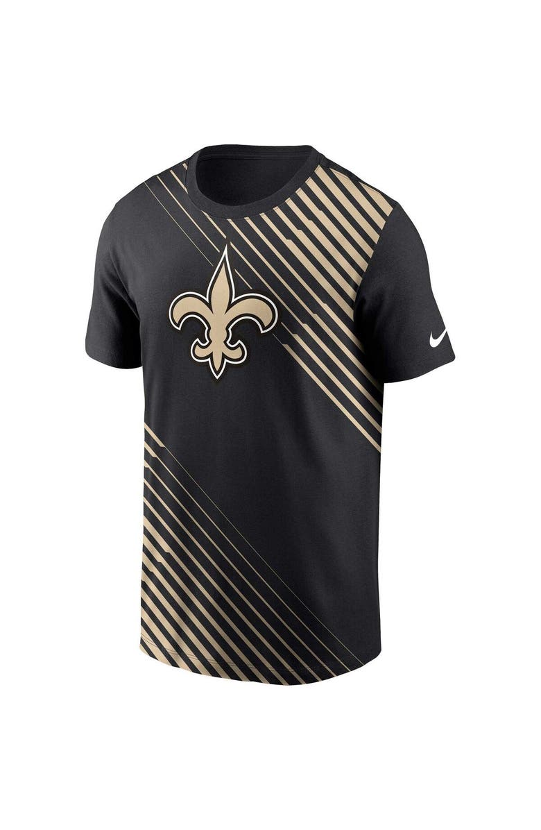 Nike Men's Nike Black New Orleans Saints Yard Line Fashion Asbury T-Shirt, Alternate, color, Black