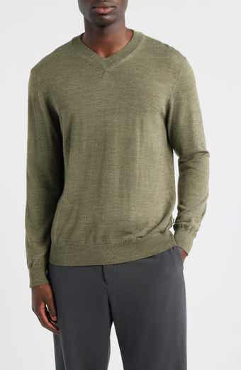 Serge 6584 Wool Blend V-Neck Sweater