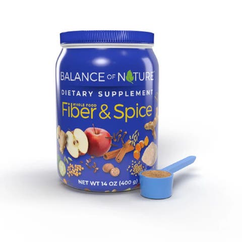 Fiber and Spice Blend with Psyllium Husk Flaxseed Turmeric and Apple