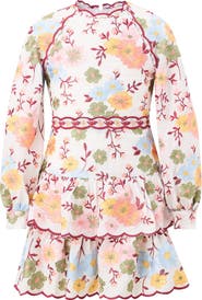 Marlo Kids Penelope Cotton Embroidered Mini Dress