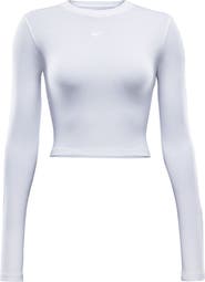 Nike Sportswear Chill Knit Slim Long Sleeve Crop T-Shirt