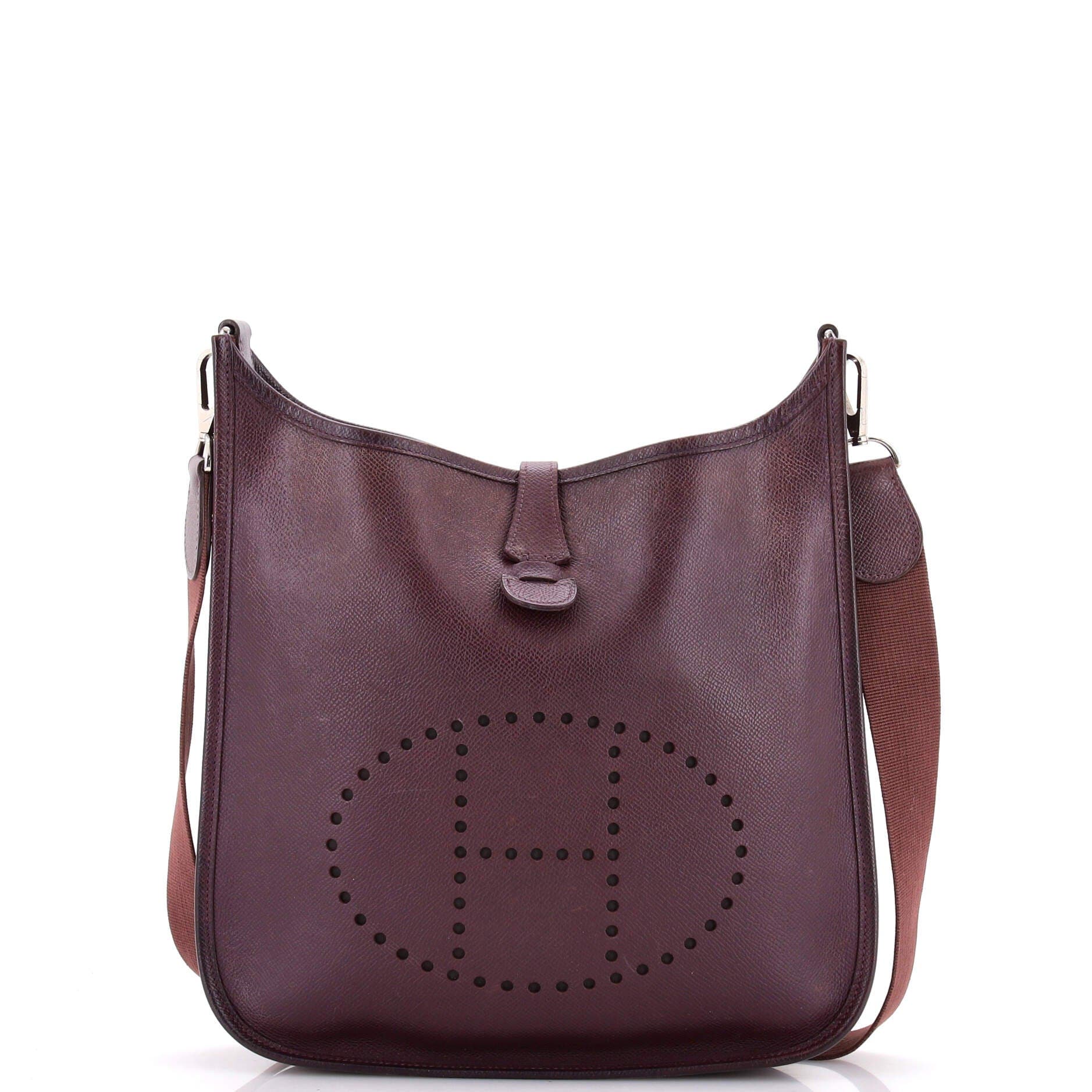 Evelyne Bag Gen II Epsom PM, Main, color, Raisin