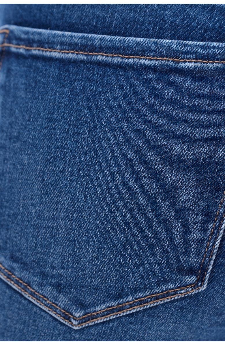 Bayeas High Waist Step Hem Ankle Jeans, Alternate, color, 