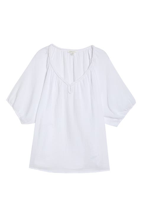 Xyla Cotton Gauze Top (Plus)