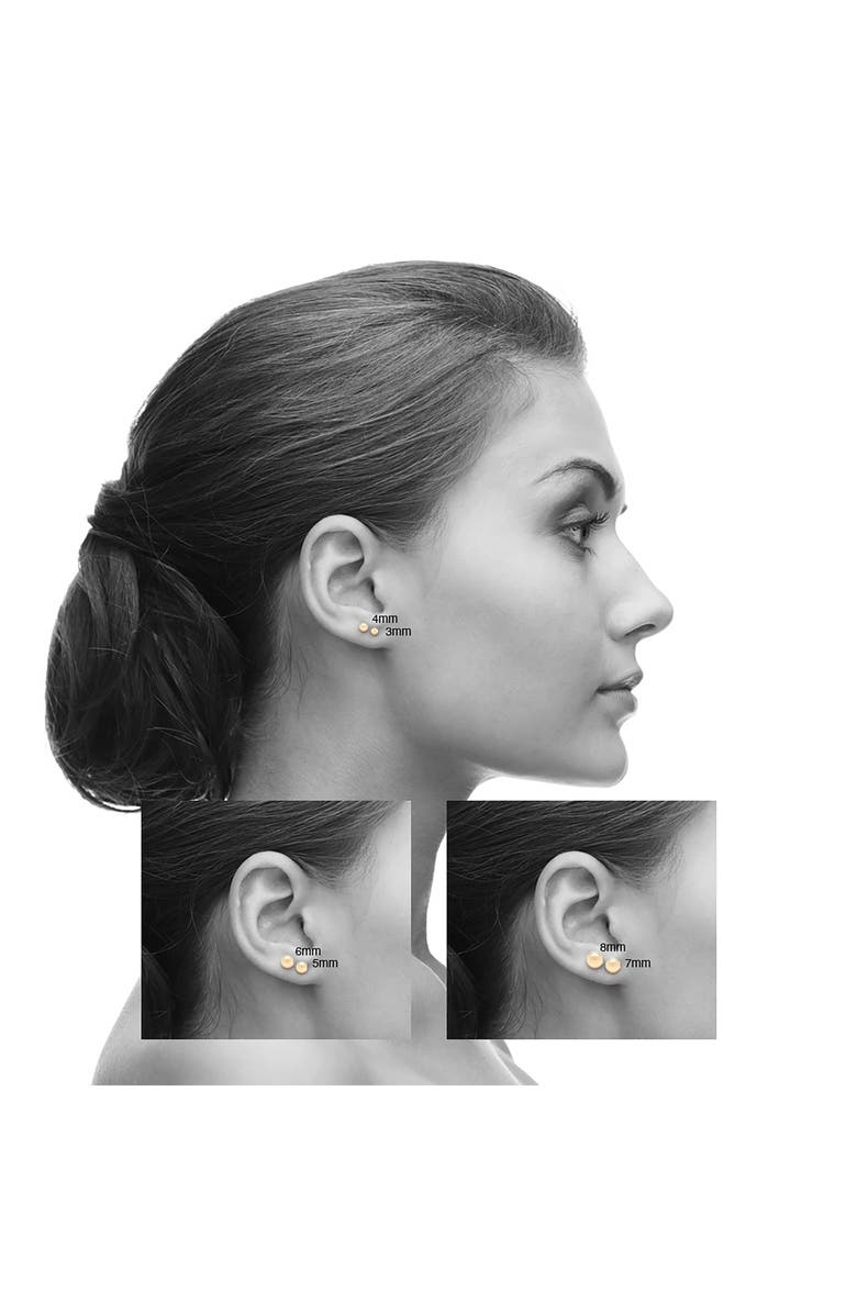 A&M 14K Yellow Gold Ball Stud Earrings, Alternate, color, Gold