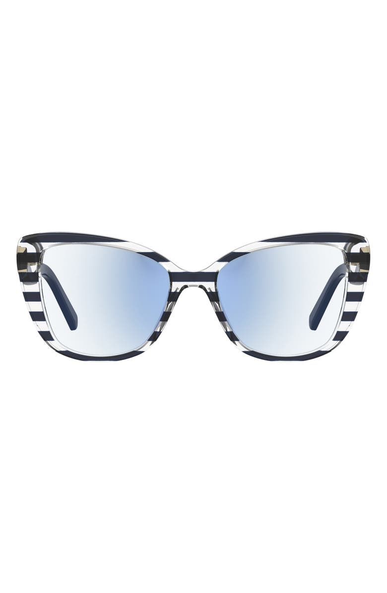 Kate Spade New York fiona 51mm cat eye sunglasses, Main, color,