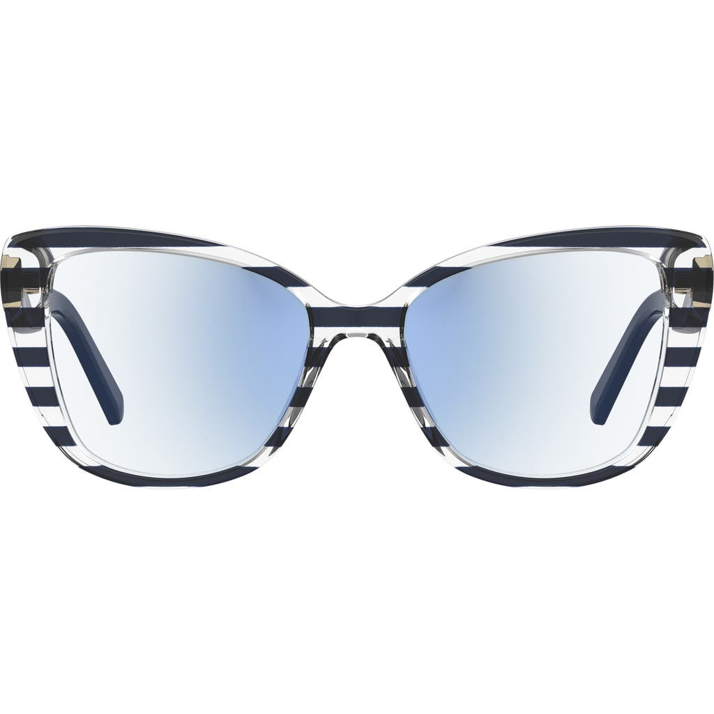 Kate Spade New York Fiona 51mm Cat Eye Sunglasses In Blue
