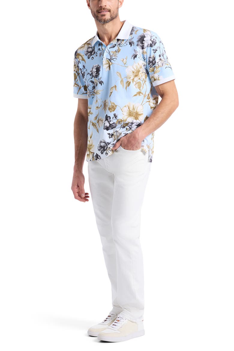 Milson Floral Polo, Alternate, color, MULTI