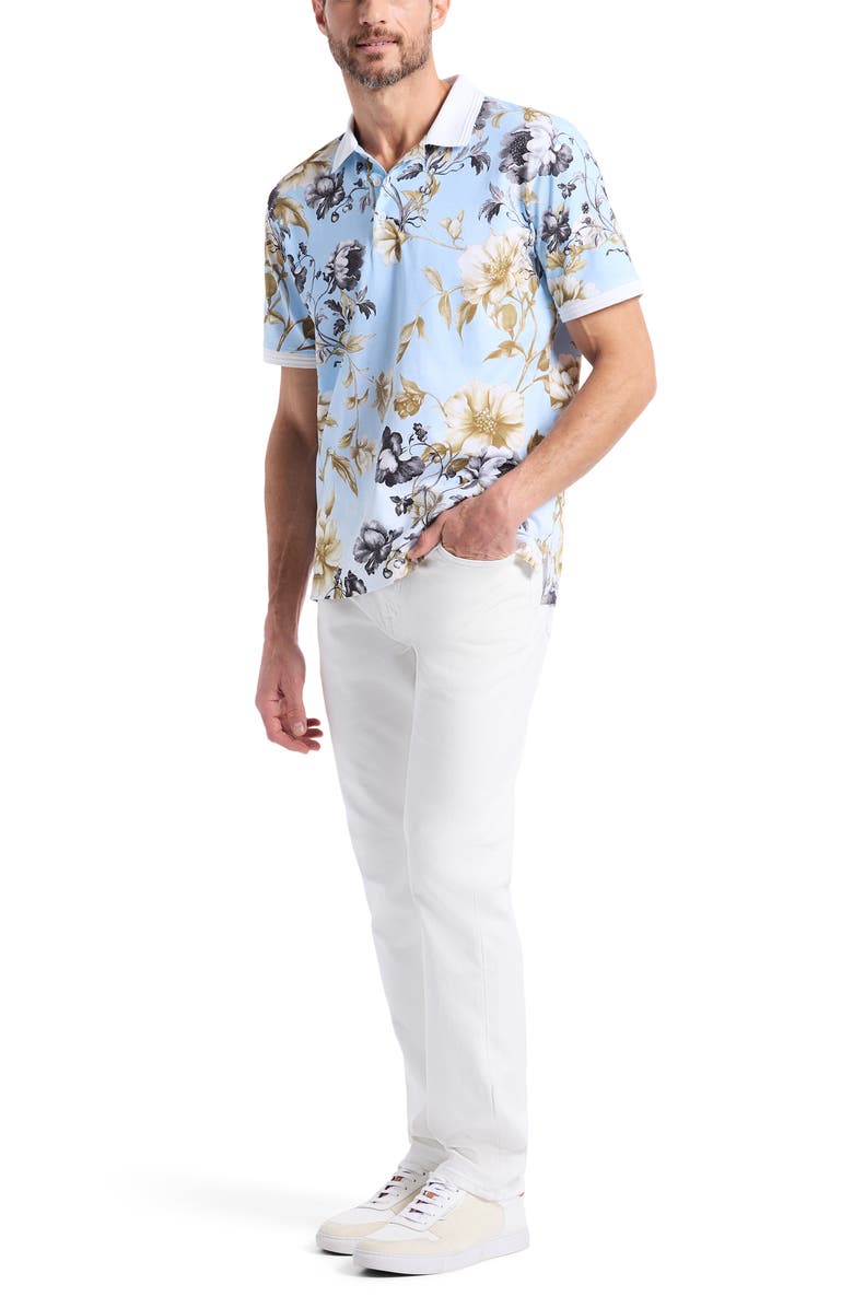 Robert Graham Milson Floral Polo, Alternate, color, Multi