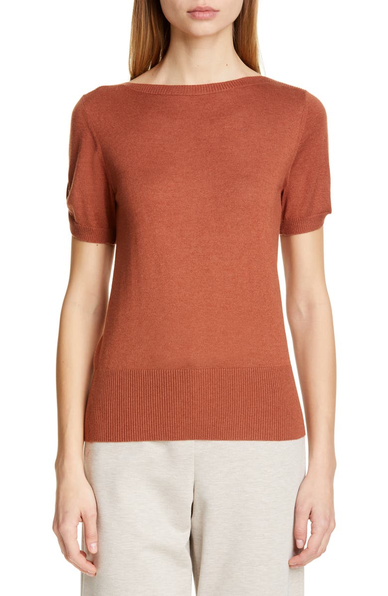 Max Mara Osteo Silk & Cashmere Sweater, Main, color,