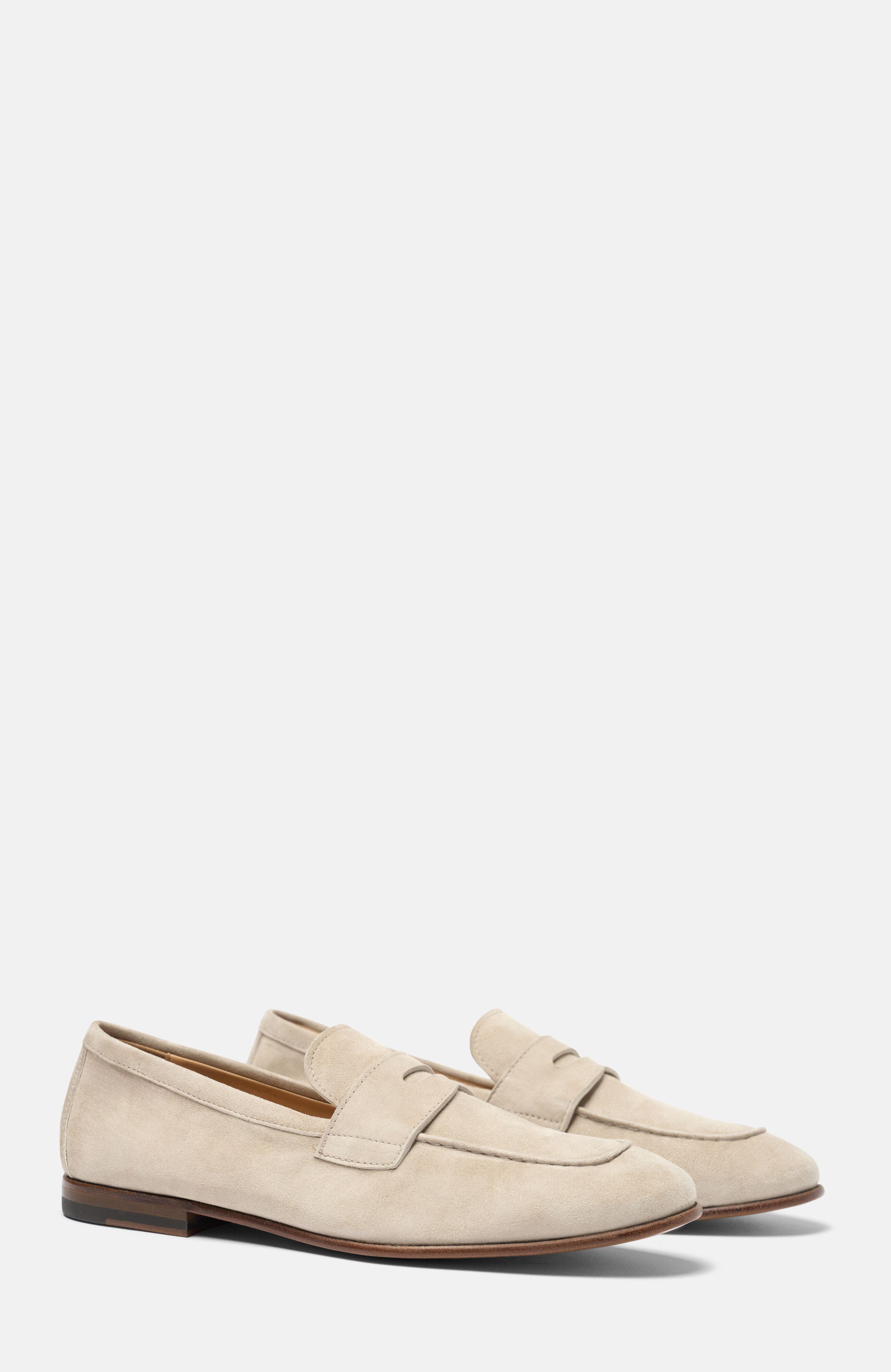 Gregory Loafers, Alternate, color, Cream - Suede