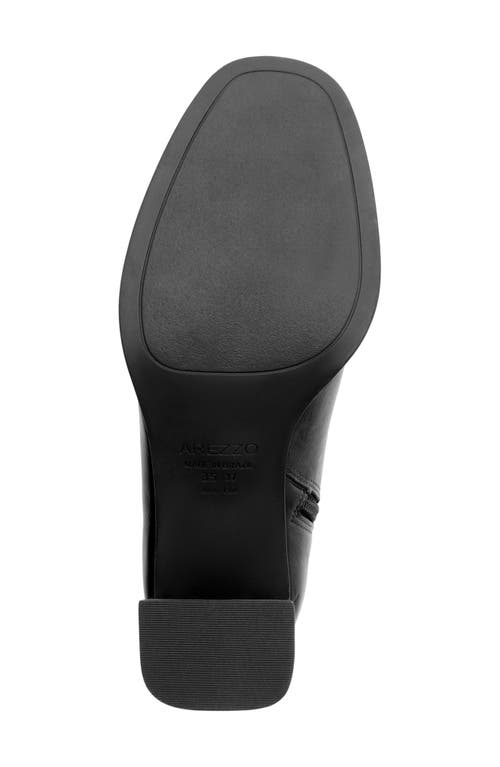 Arezzo Regina Block Heel Bootie In Black