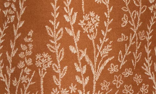 Daniel Rainn Embroidered Maxi Skirt In P987 Caramel