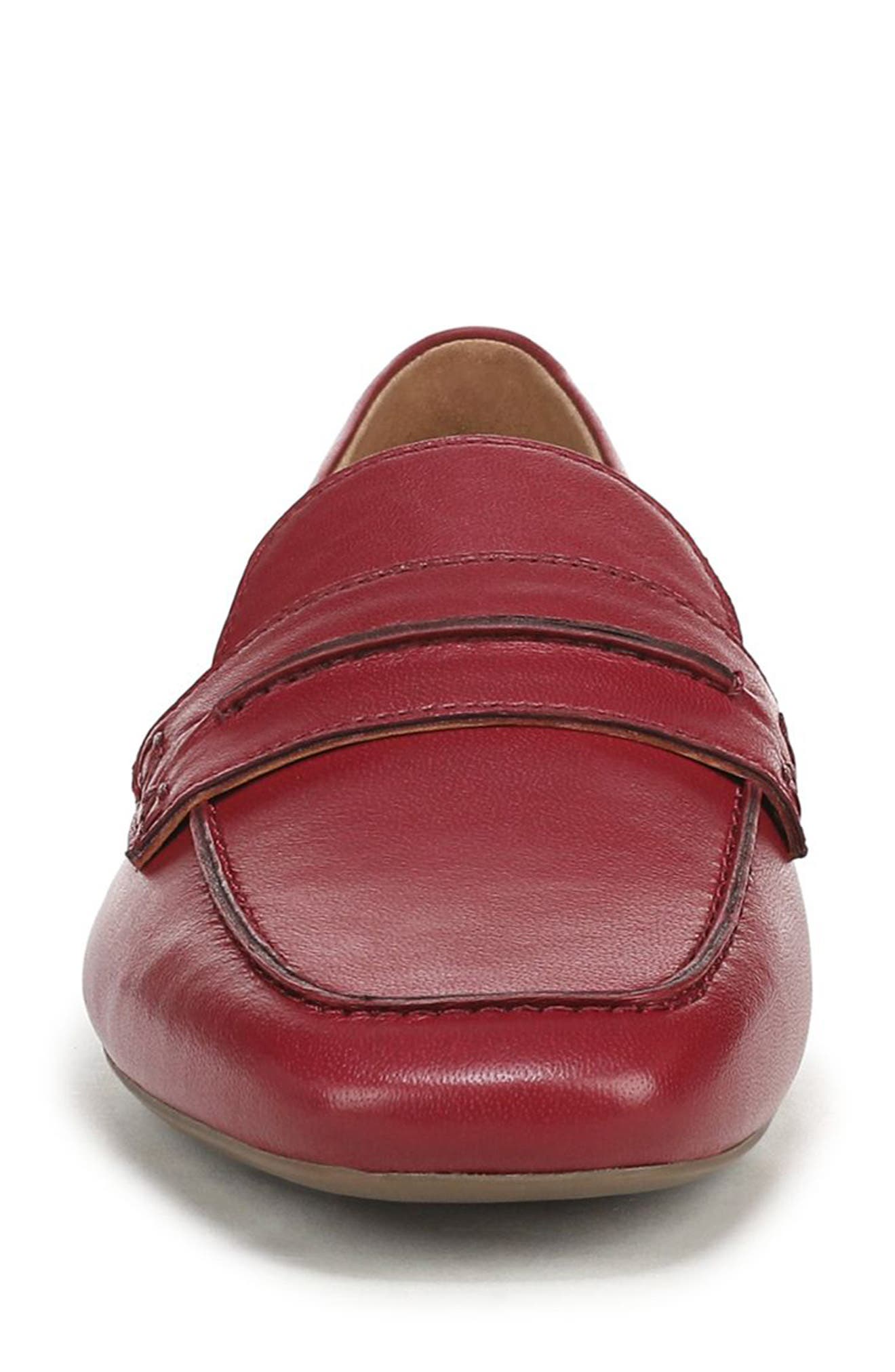 Henley Penny Loafer, Alternate, color, TIBETAN RED LEATHER
