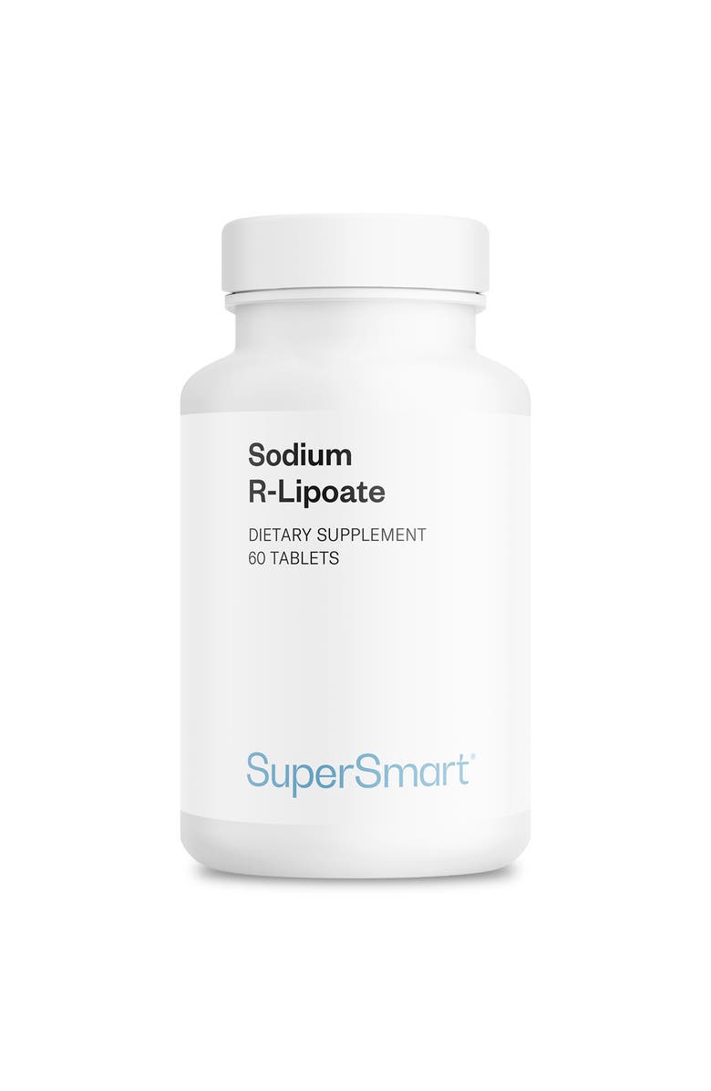 SuperSmart Sodium R-Lipoate 600mg, Main, color, 