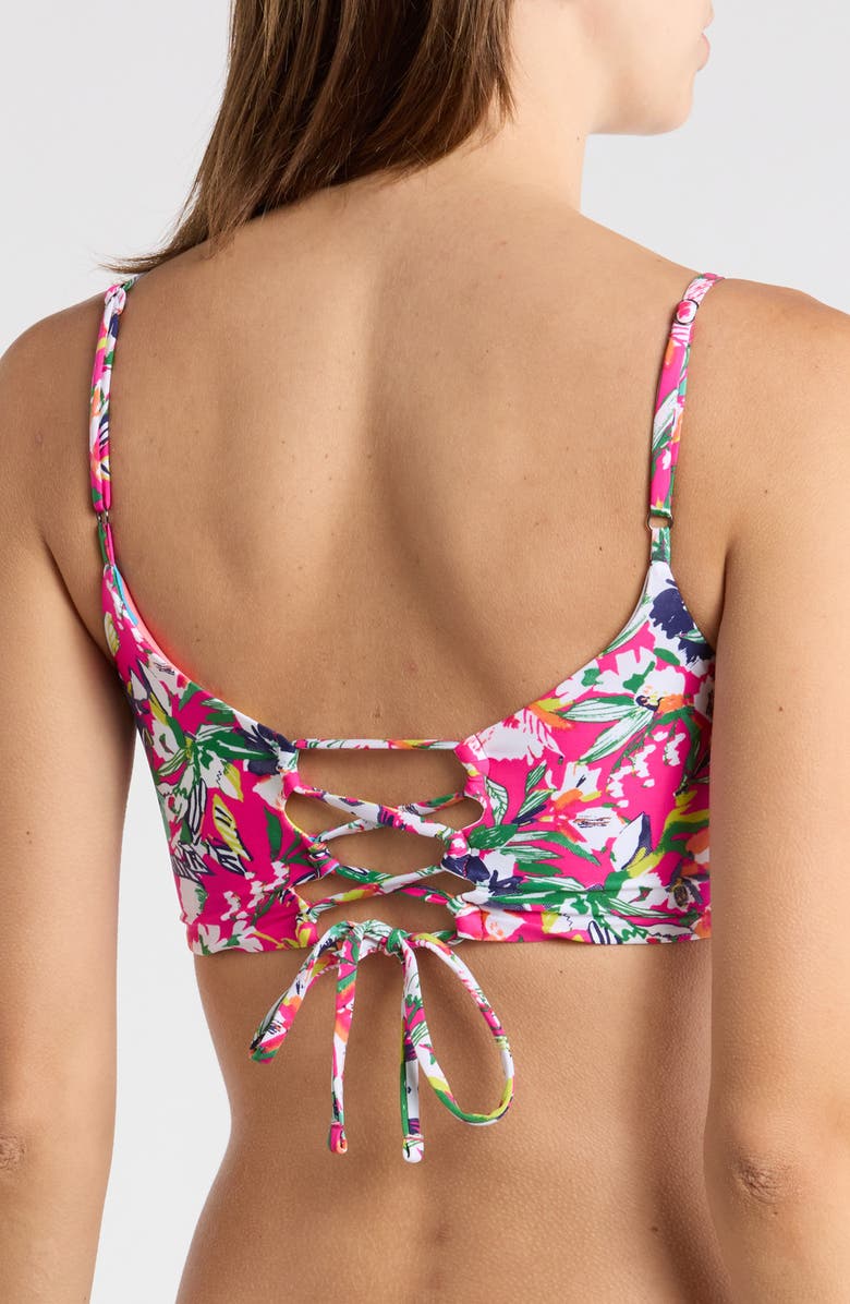 Maaji Ceci Reversible Bikini Top, Alternate, color, Pink