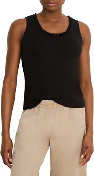 NZT by NIC+ZOE Ruffle Neck Tank