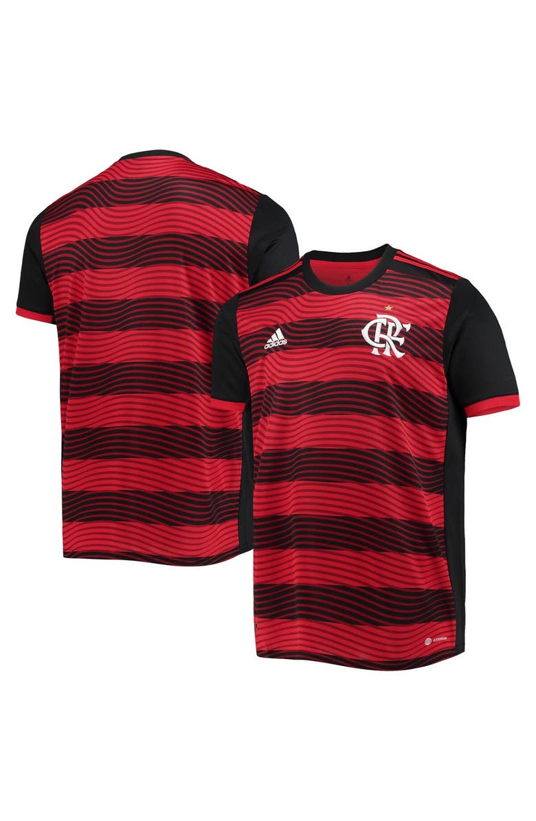 adidas Men's adidas Red CR Flamengo 2022/23 Home Replica Jersey, Main, color,