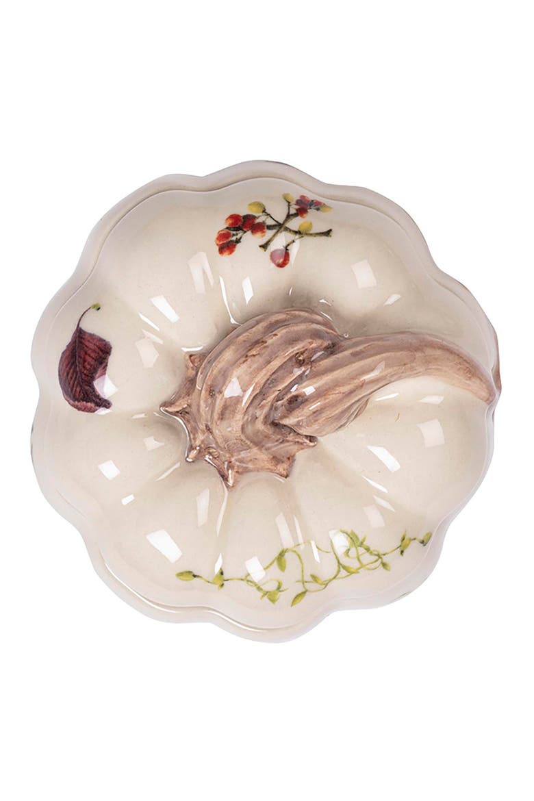 Forest Walk Lidded Pumpkin Soup Bowl, Alternate, color, CAFE AU LAIT