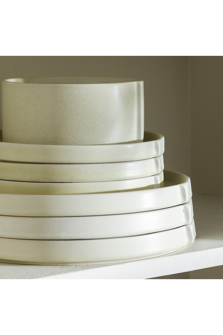 Bao Stoneware 12-Piece Dinnerware Set, Alternate, color, Beige